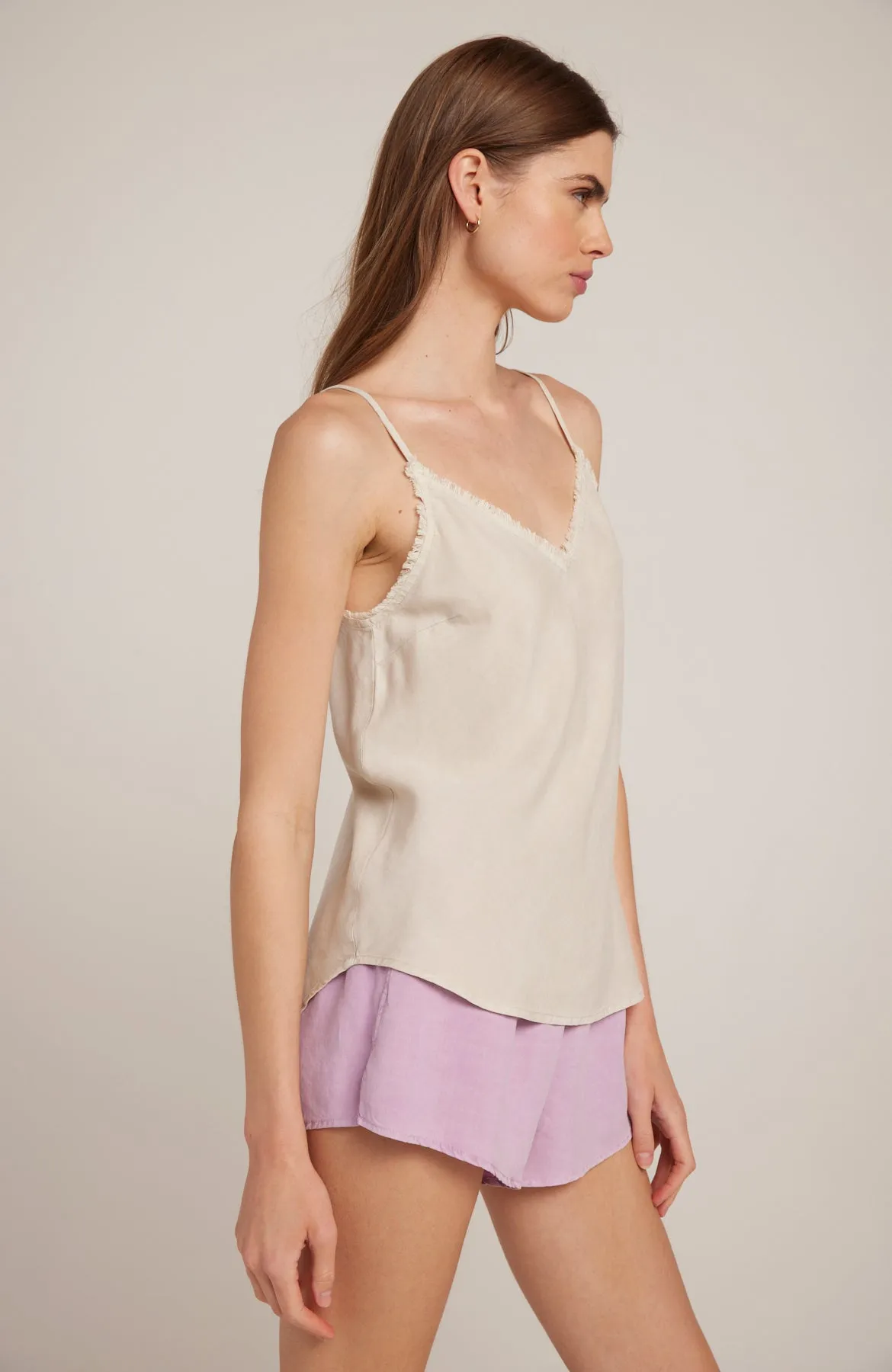 Frayed Tencel Cami - Soft Tan sold by Bella Dahl product image thumbnail 3
