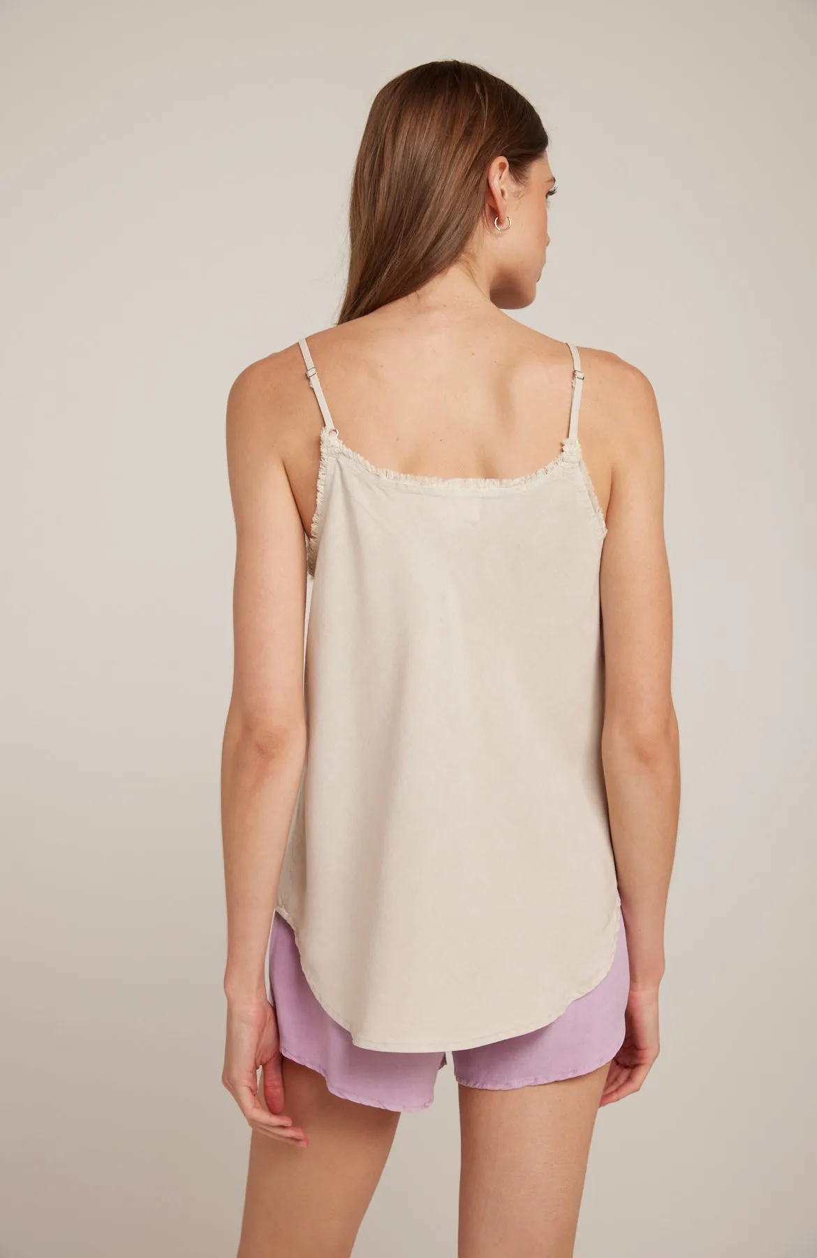 Frayed Tencel Cami - Soft Tan sold by Bella Dahl product image thumbnail 2