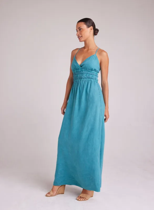 Smocked Cami Maxi Dress - Deep Azure sold by Bella Dahl