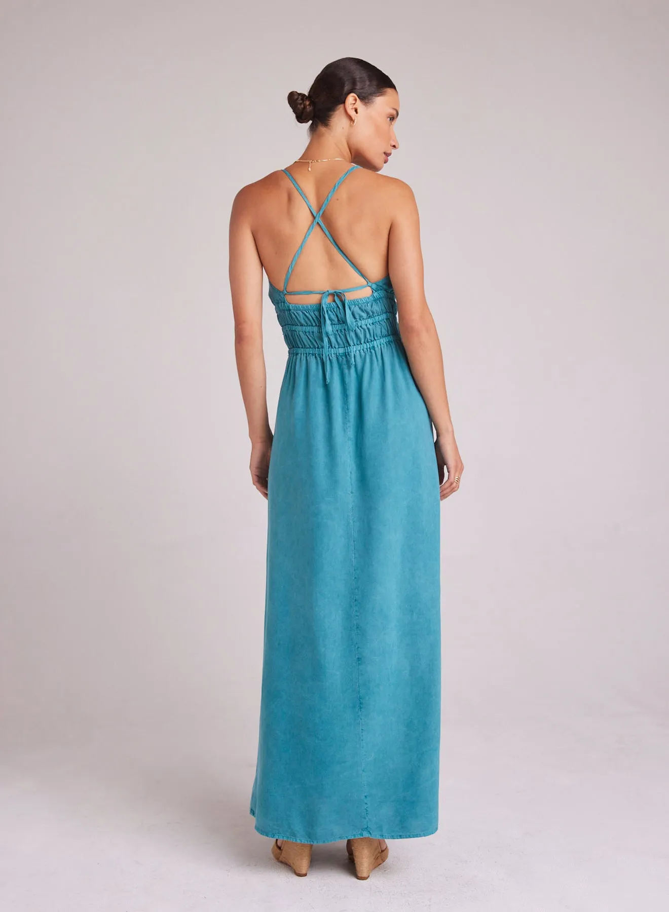 Smocked Cami Maxi Dress - Deep Azure sold by Bella Dahl product image thumbnail 2