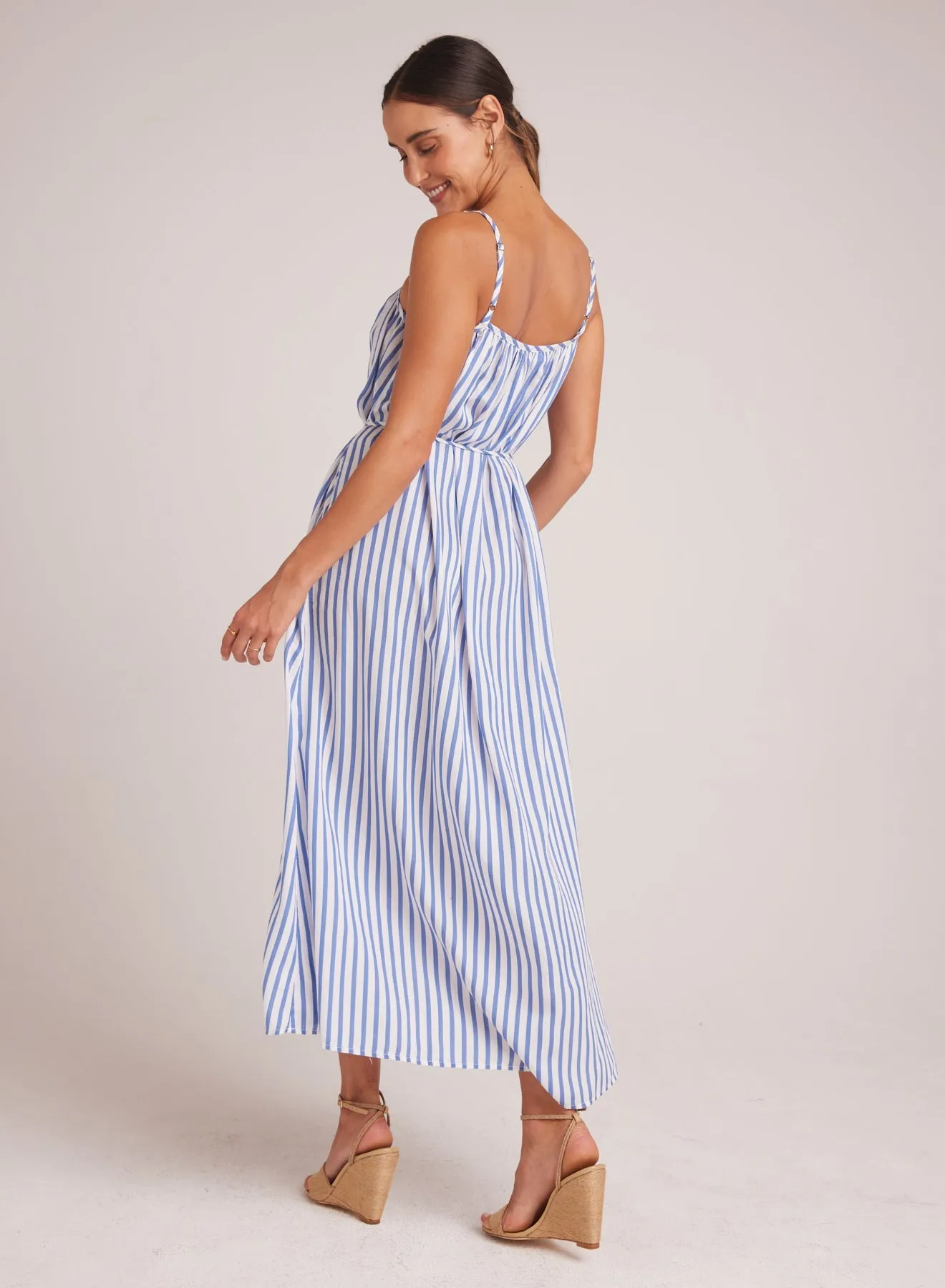 Shirred Cami Maxi Dress - Bahia Breeze Stripe sold by Bella Dahl product image thumbnail 2