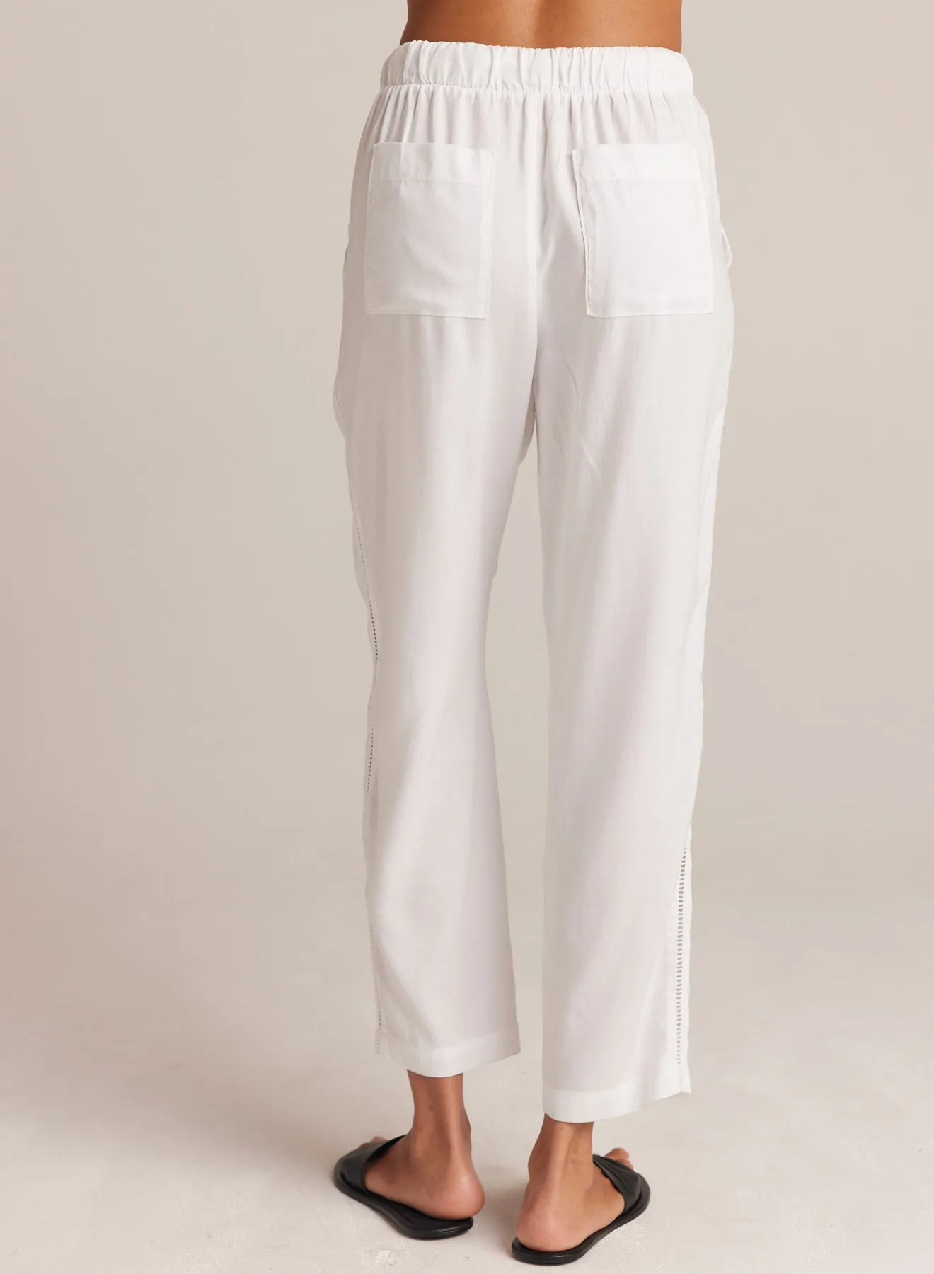 Side Ladder Trim Pocket Trouser - White sold by Bella Dahl product image thumbnail 4