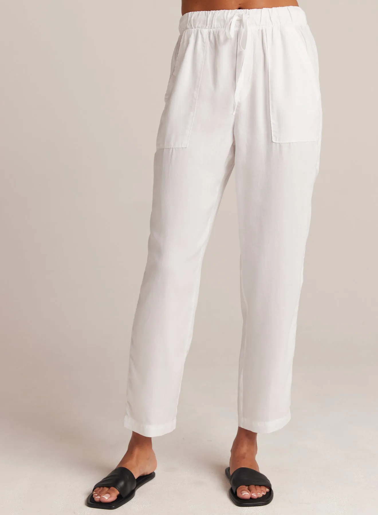 Side Ladder Trim Pocket Trouser - White sold by Bella Dahl product image thumbnail 2