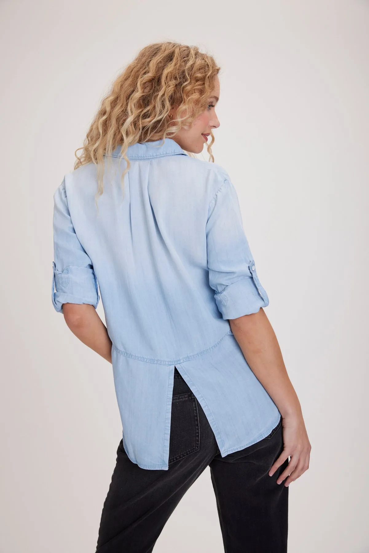 Split Back Button Down - Sunbleach Wash sold by Bella Dahl product image thumbnail 2