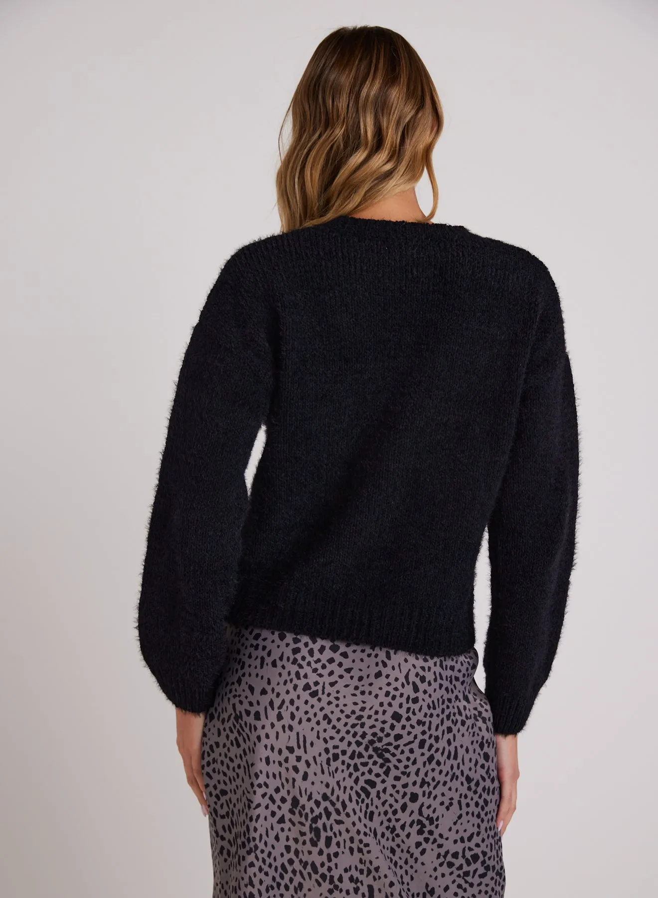 Drop Shoulder Sweater - Black sold by Bella Dahl product image thumbnail 2