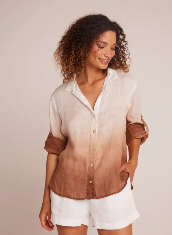Capri Button Down - Coconut Ombre Dye sold by Bella Dahl