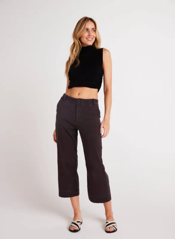 Sofia Wide Leg Crop - Black Smoke sold by Bella Dahl