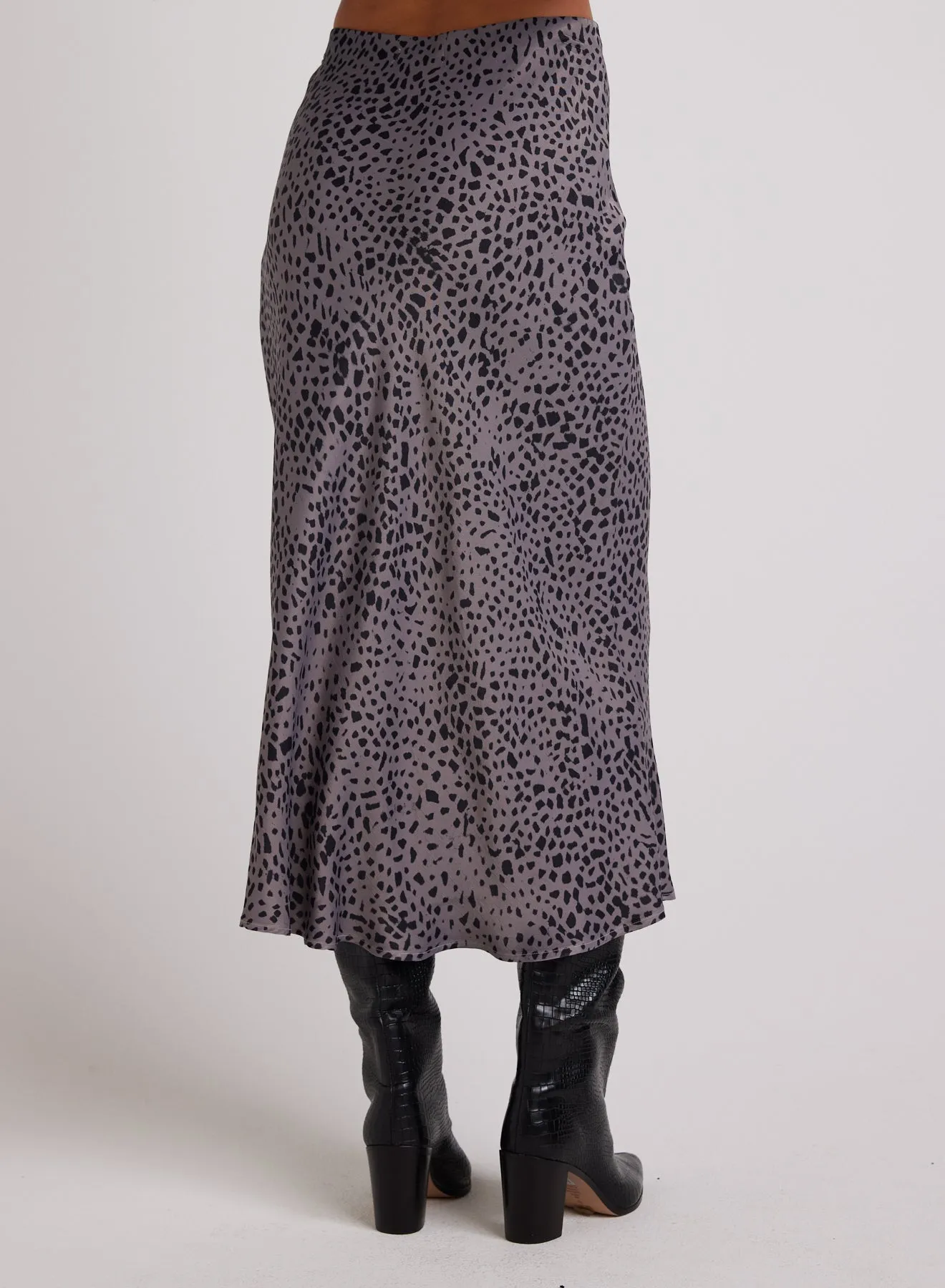 Bias Midi Skirt - Onyx Steel sold by Bella Dahl product image thumbnail 3