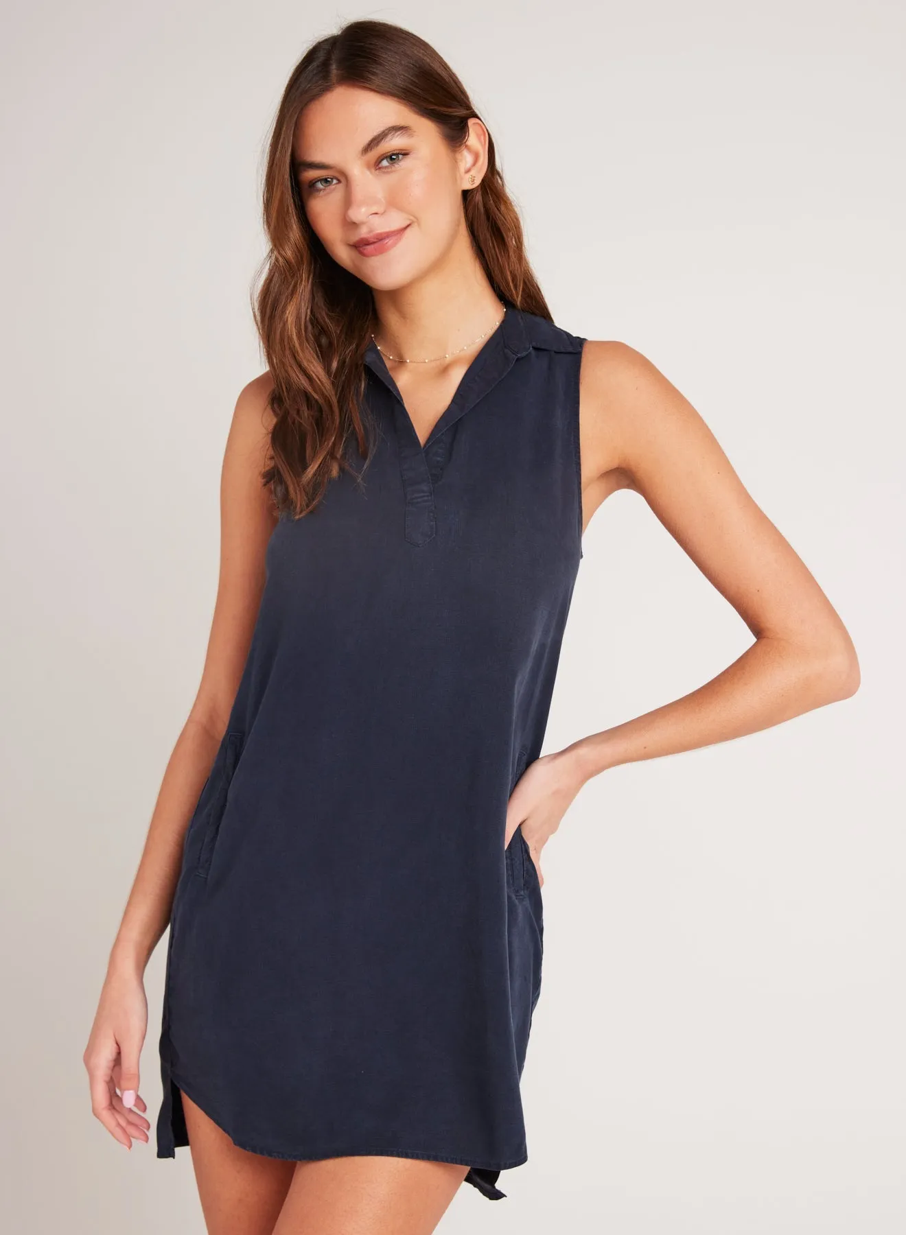 Sleeveless A Line Dress - Endless Sea sold by Bella Dahl