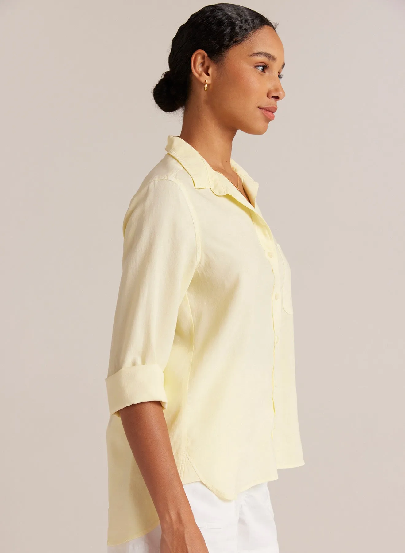 Shirt Tail Button Down - Soft Sun sold by Bella Dahl product image thumbnail 3