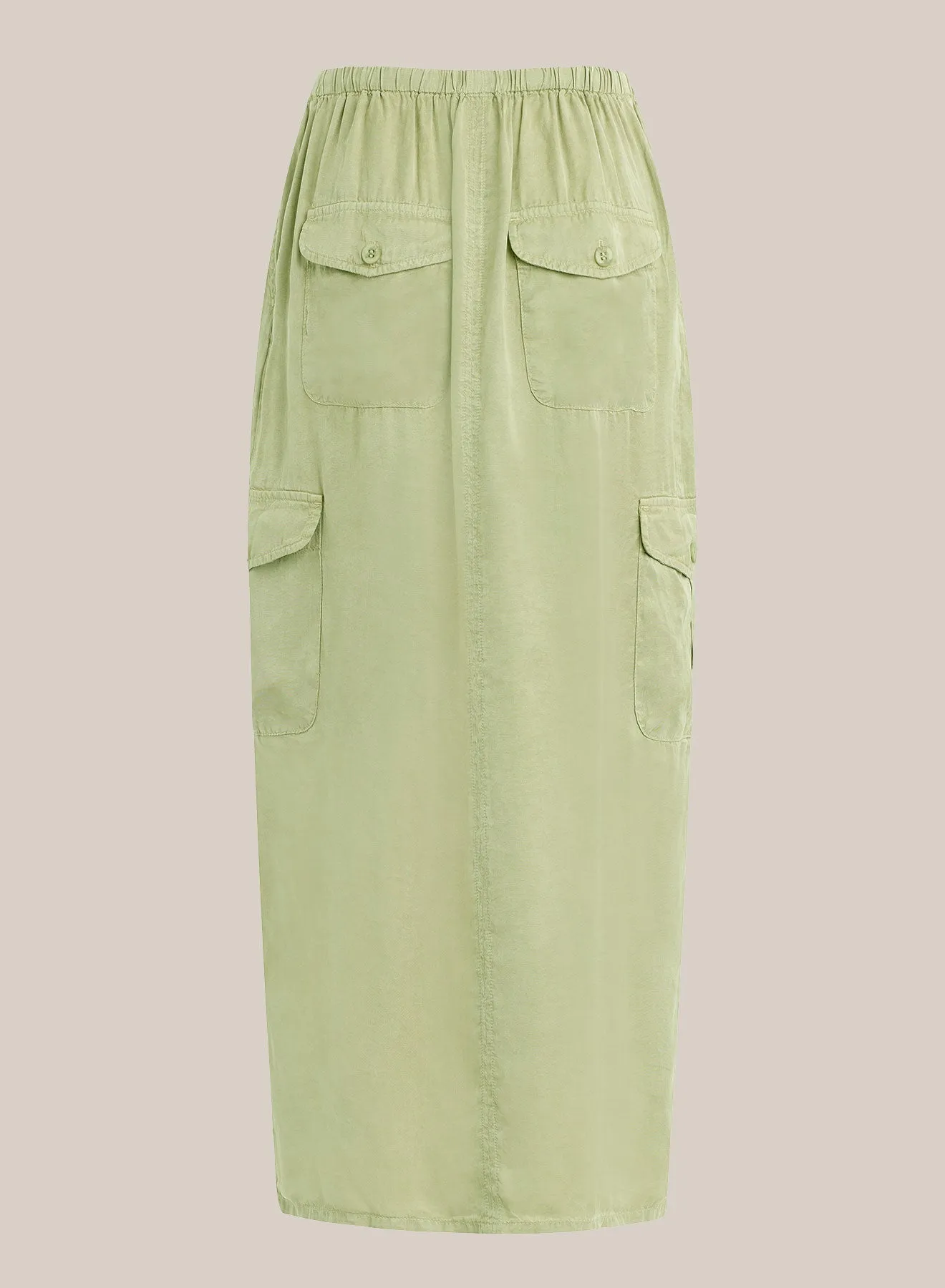 Goldie Bellow Pocket Cargo Skirt - Khaki Army sold by Bella Dahl product image thumbnail 2