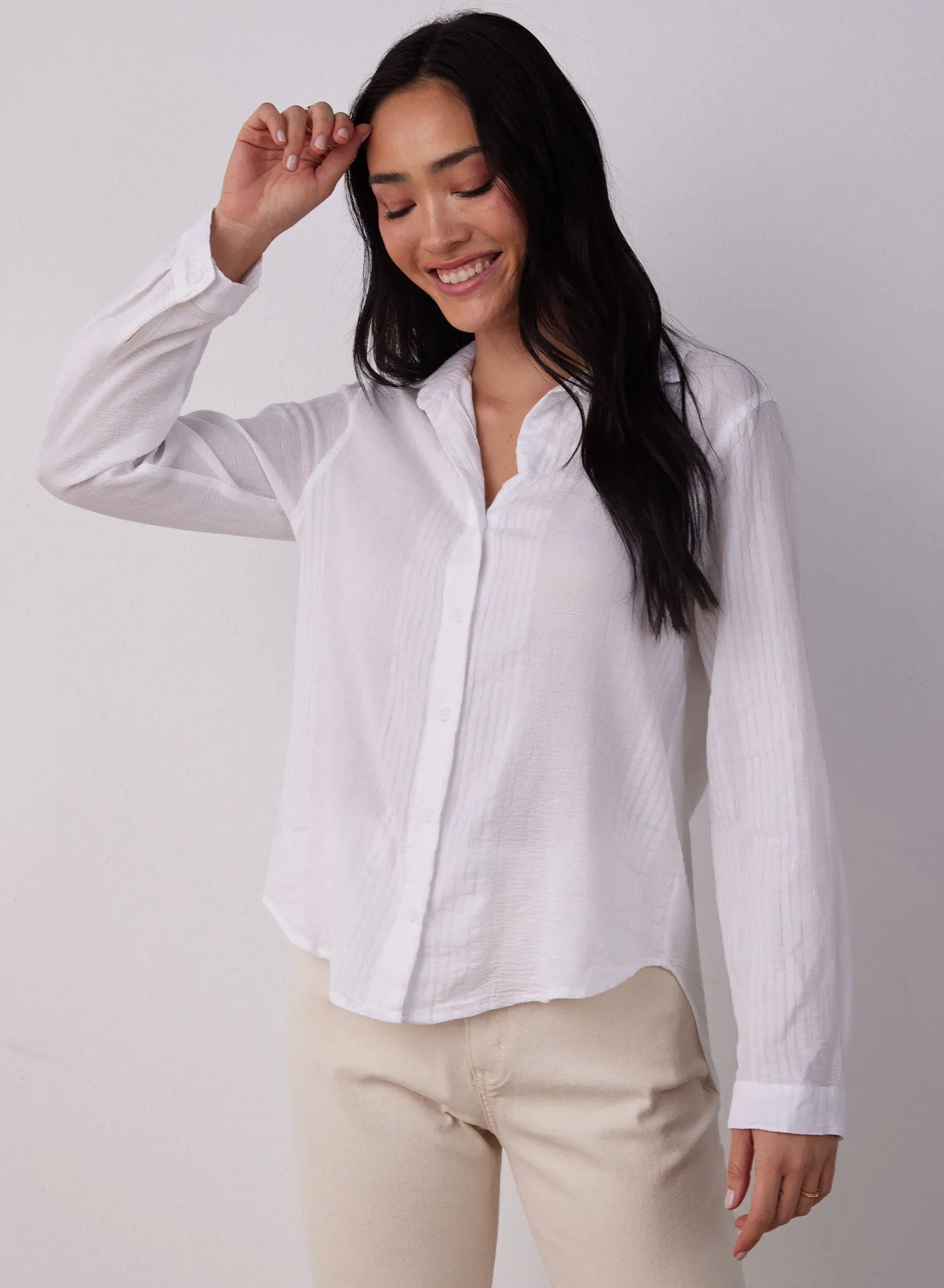 Classic Button Down - White sold by Bella Dahl