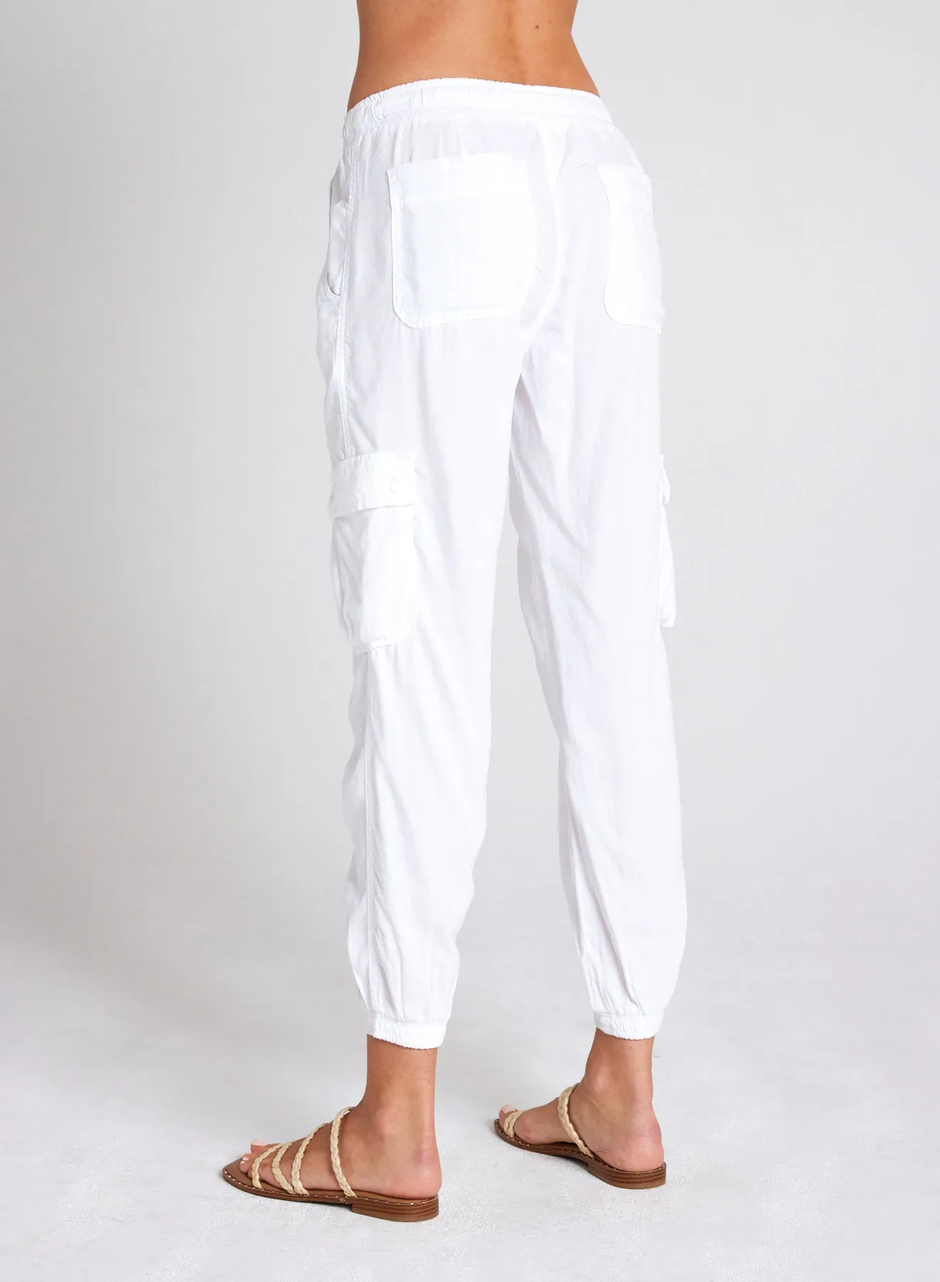 Cargo Track Pants - White sold by Bella Dahl product image thumbnail 2