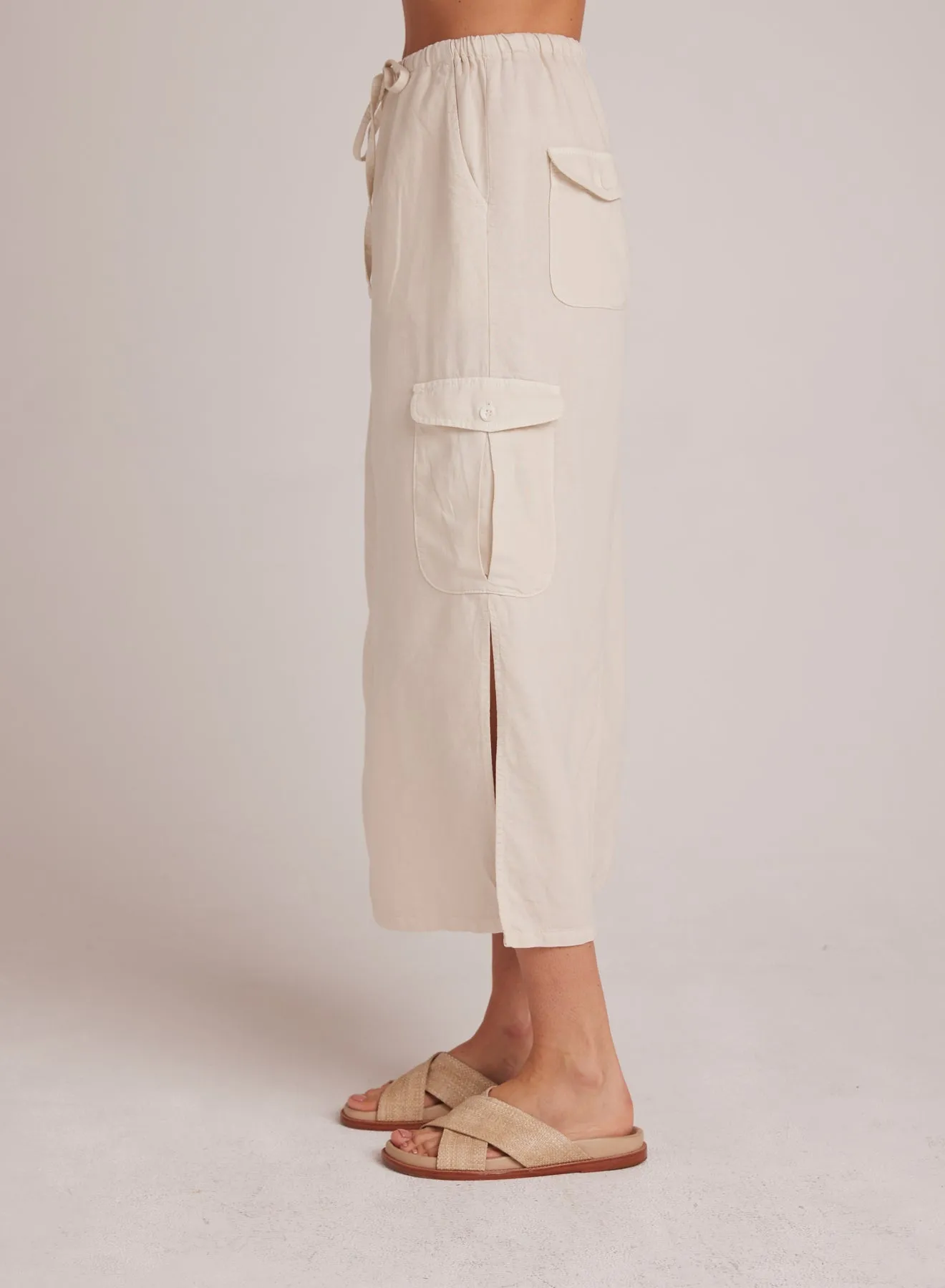 Goldie Bellow Pocket Cargo Skirt - Seashell Sand sold by Bella Dahl product image thumbnail 4