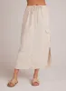 Goldie Bellow Pocket Cargo Skirt - Seashell Sand sold by Bella Dahl