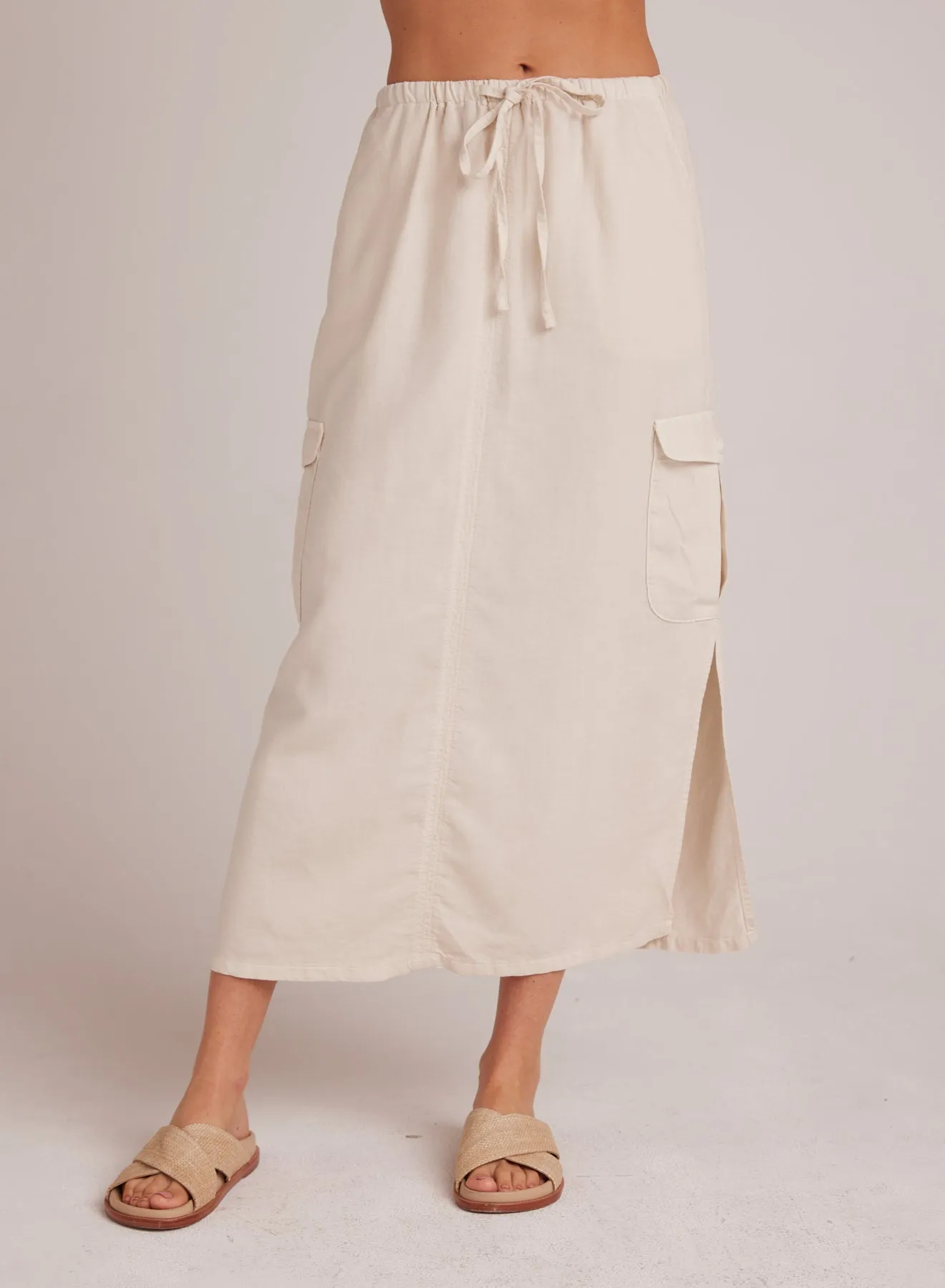 Goldie Bellow Pocket Cargo Skirt - Seashell Sand sold by Bella Dahl product image thumbnail 2