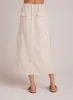 Goldie Bellow Pocket Cargo Skirt - Seashell Sand sold by Bella Dahl