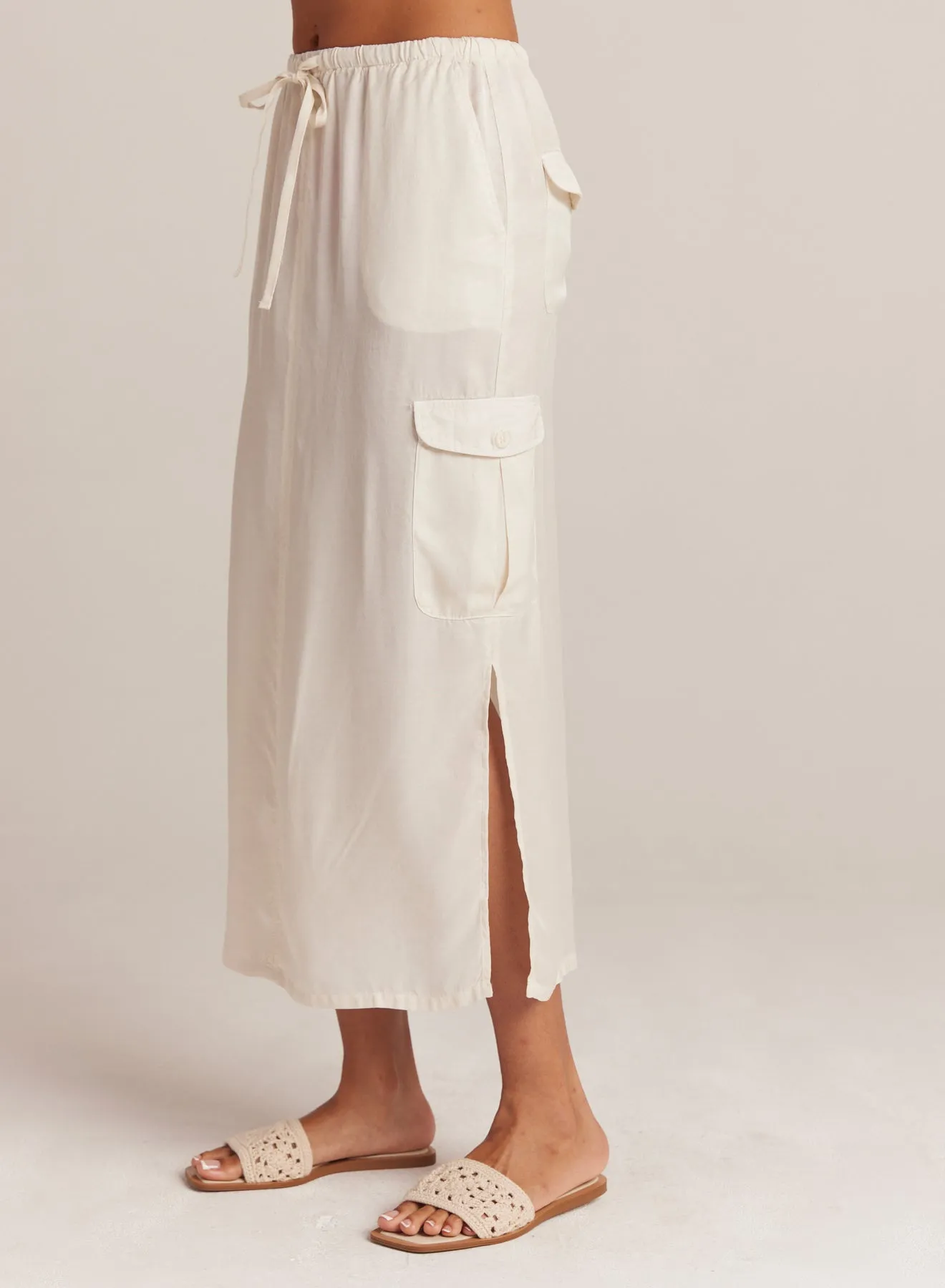 Goldie Bellow Pocket Cargo Skirt - Oasis Sand sold by Bella Dahl product image thumbnail 4