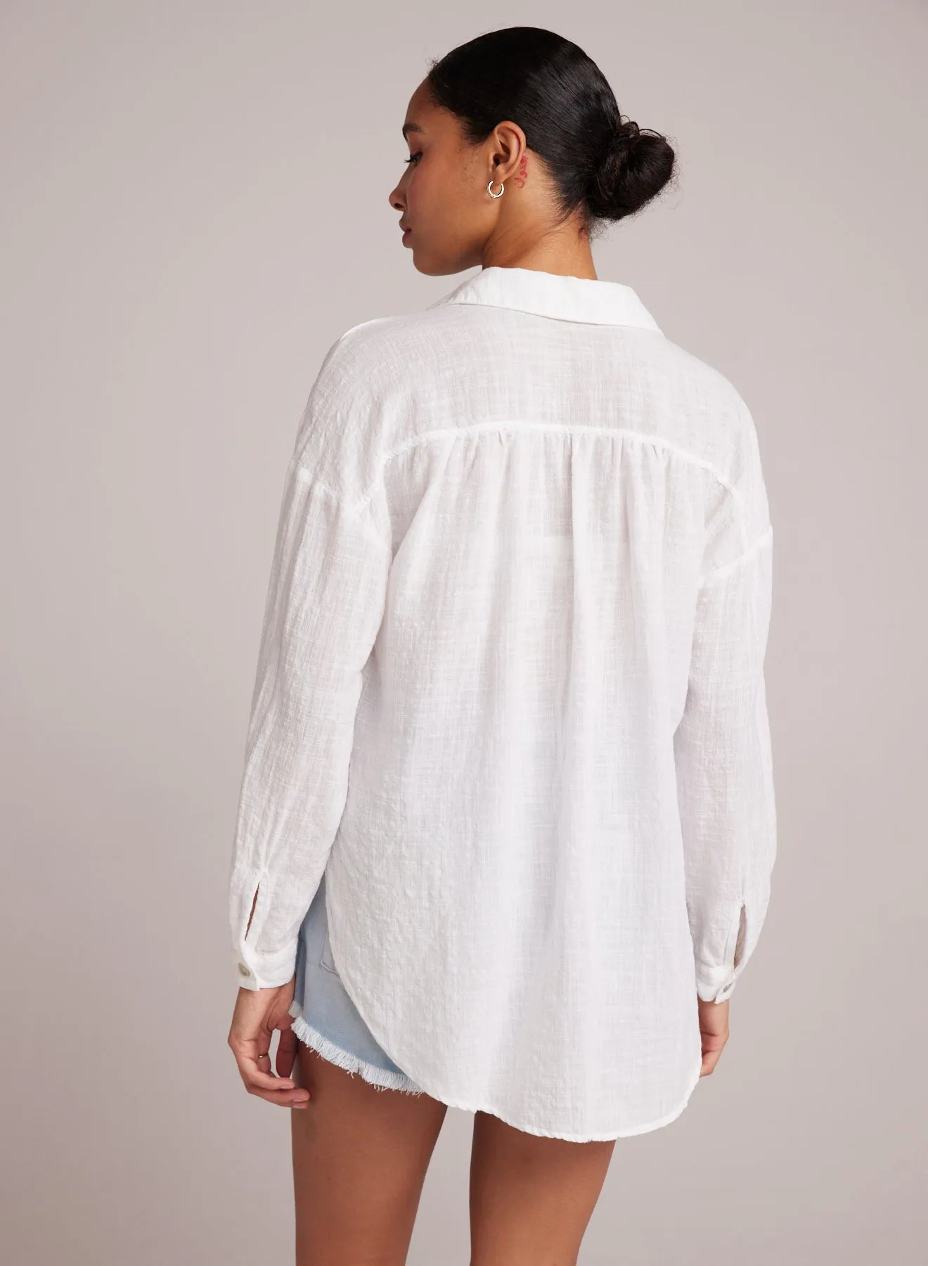 Flowy Shirt - White sold by Bella Dahl product image thumbnail 2