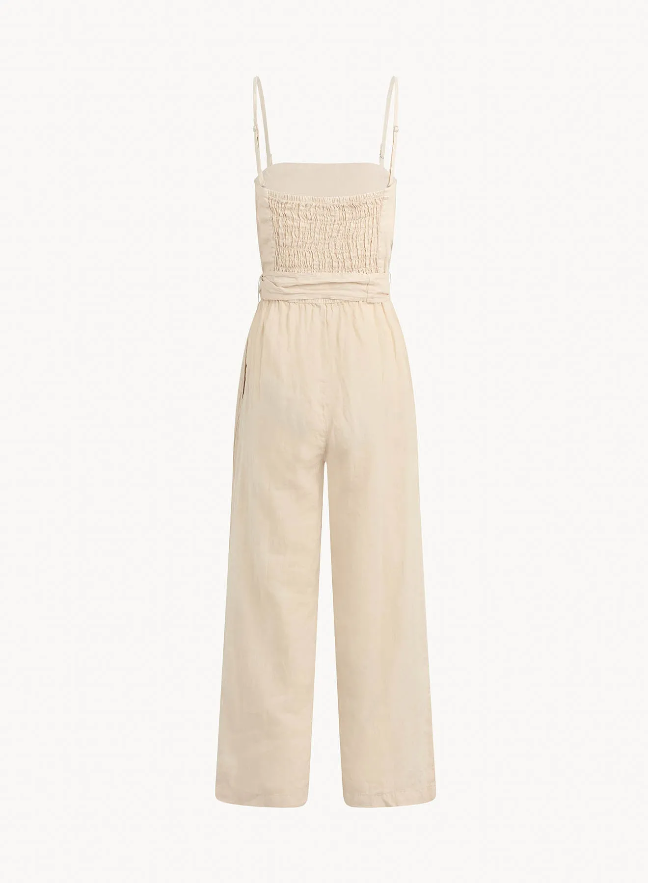 Smocked Back Jumpsuit - Samba Tan sold by Bella Dahl product image thumbnail 2