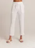 Utility Tie Waist Trouser - White sold by Bella Dahl