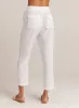 Utility Tie Waist Trouser - White sold by Bella Dahl