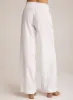 Smocked Waist Wide Leg - White sold by Bella Dahl