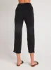 Utility Tie Waist Trouser - Vintage Black sold by Bella Dahl
