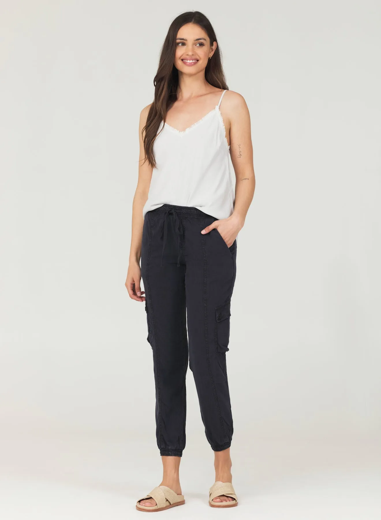 Cargo Track Pants - Black sold by Bella Dahl product image thumbnail 2