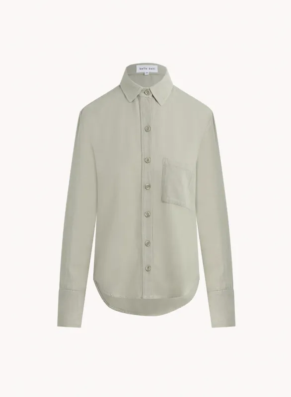 Single Pocket Shirt - Sage Oasis sold by Bella Dahl