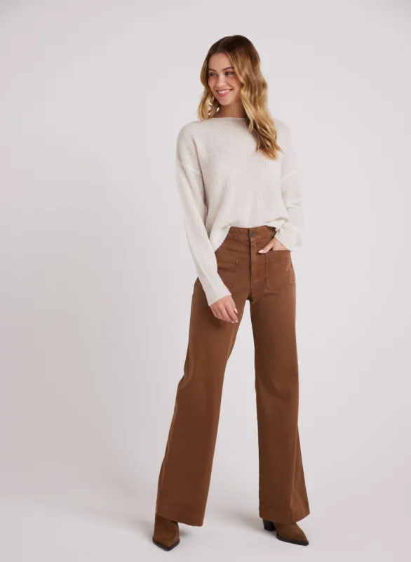 Lola Two Pocket Wide Leg - Spiced Brown sold by Bella Dahl