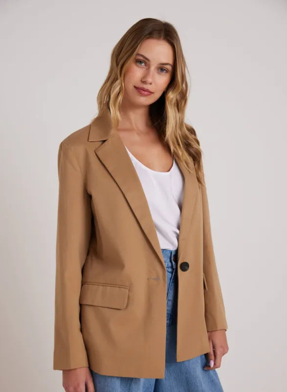 Single Breasted Blazer - Classic Camel sold by Bella Dahl