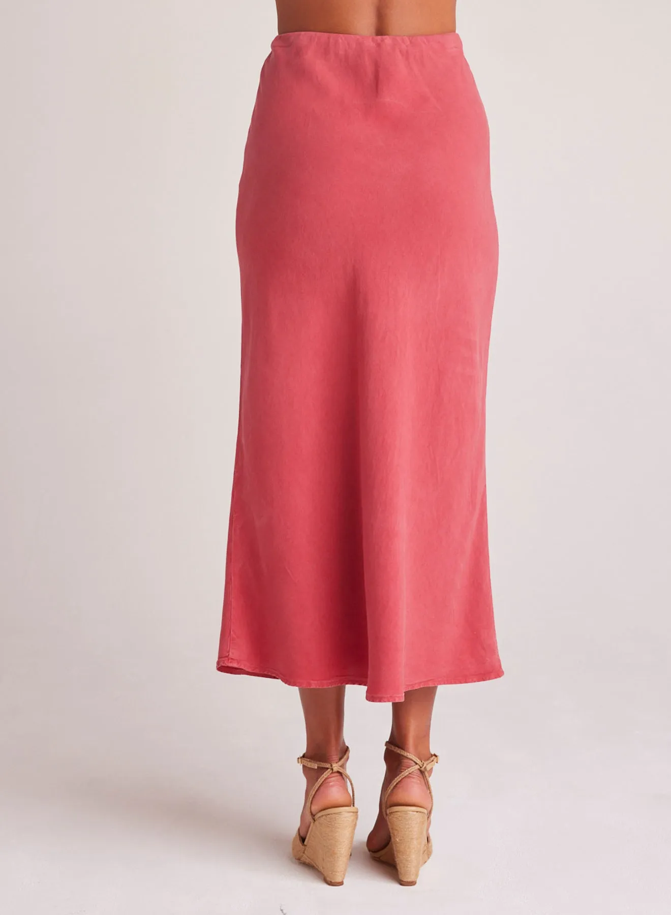 Bias Midi Skirt - Riviera Red sold by Bella Dahl product image thumbnail 3