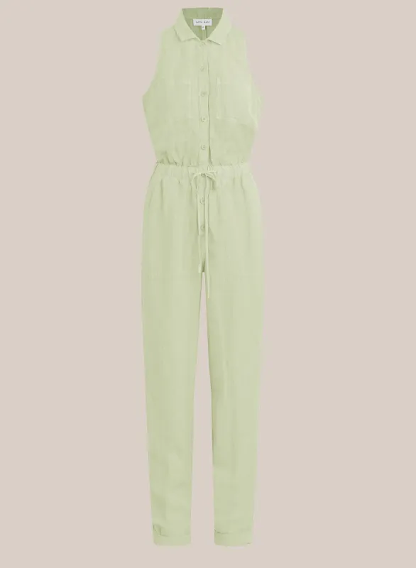 Sunday Pocket Jumpsuit -  Muted Army sold by Bella Dahl