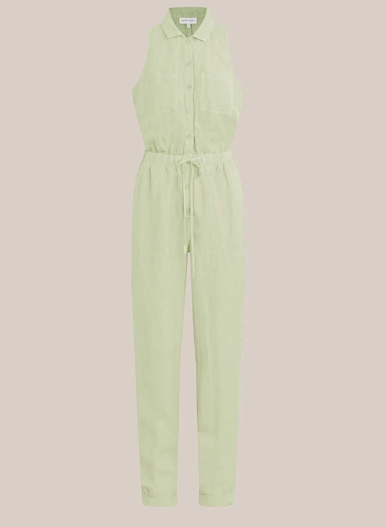 Sunday Pocket Jumpsuit - Muted Army sold by Bella Dahl