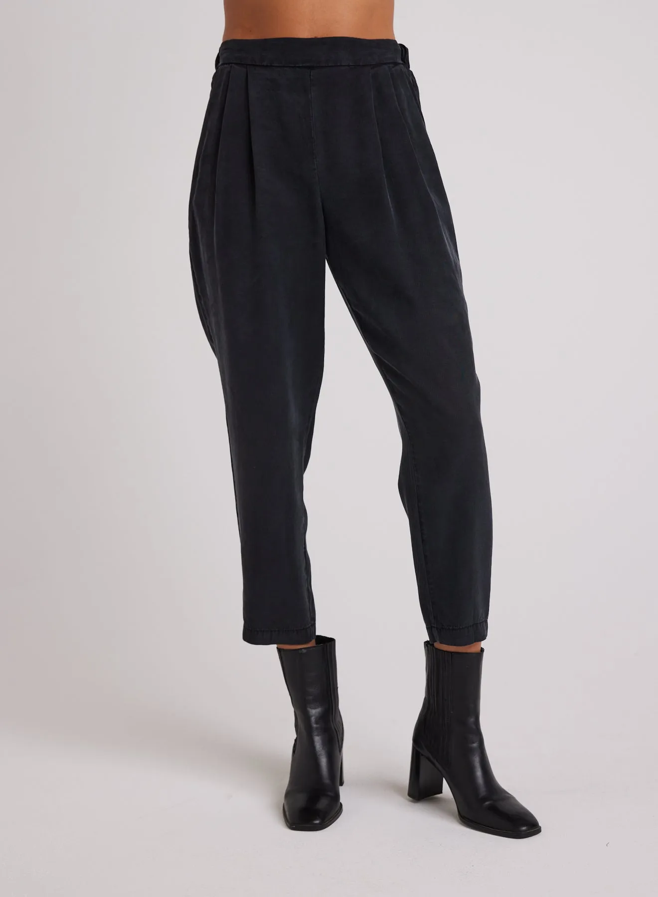 Nico Clean Waist Slouchy Trouser - Black sold by Bella Dahl product image thumbnail 2