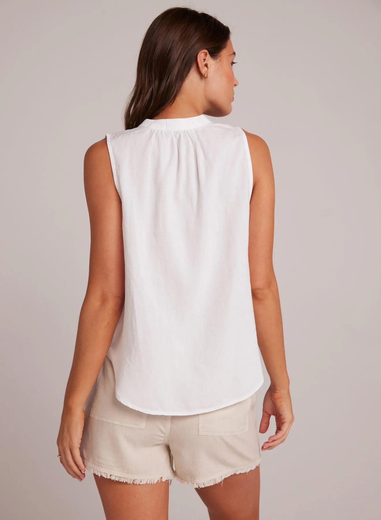 Sleeveless Pullover - White sold by Bella Dahl product image thumbnail 3