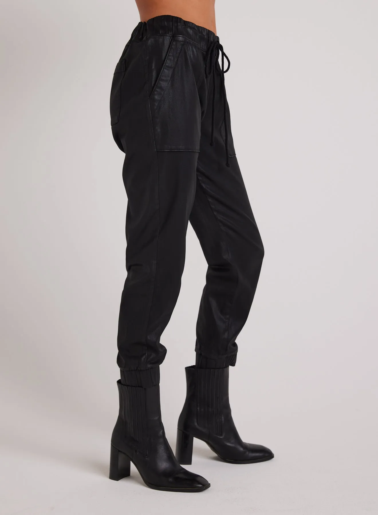 Chelsea Luxe Pocket Jogger - Black sold by Bella Dahl product image thumbnail 3