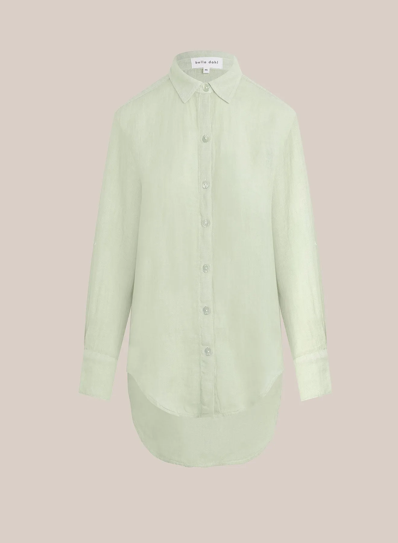 Boyfriend Button Down - Pale Palm sold by Bella Dahl