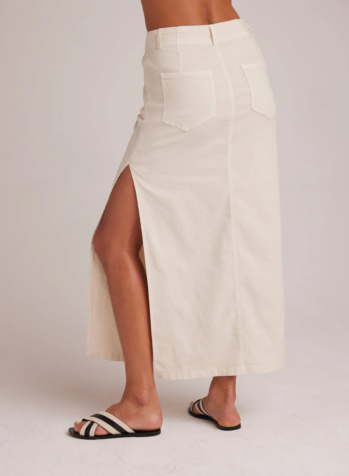 Indigo Side Slit Skirt - Samba Sand sold by Bella Dahl product image thumbnail 3
