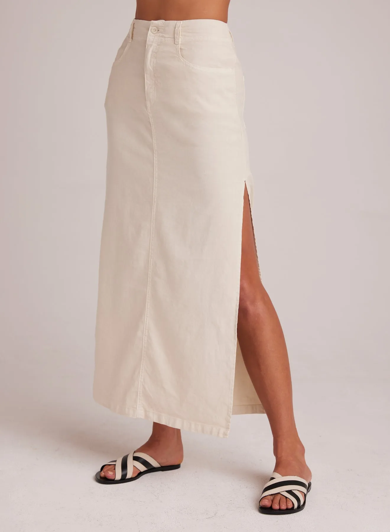 Indigo Side Slit Skirt - Samba Sand sold by Bella Dahl product image thumbnail 2