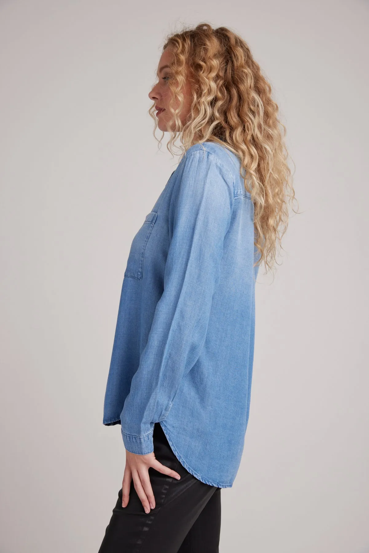 Two Pocket Classic Button Down - Medium Ombre Wash sold by Bella Dahl product image thumbnail 3