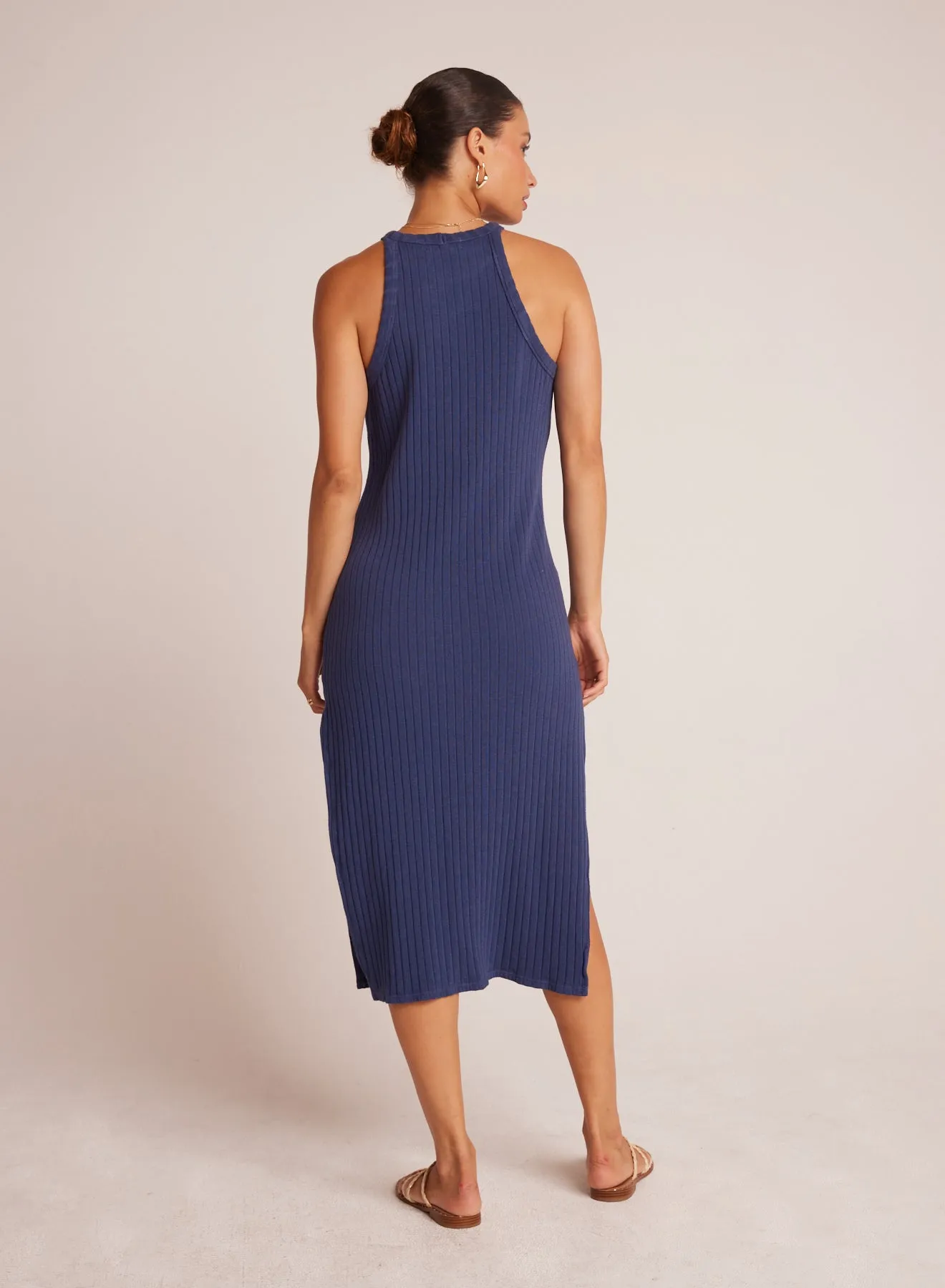 Fitted Halter Midi Dress - Nautical Navy sold by Bella Dahl product image thumbnail 2