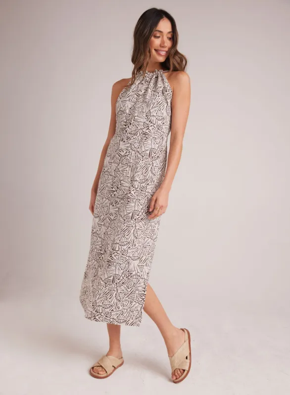 Low Back Halter Dress - Papillon Print sold by Bella Dahl