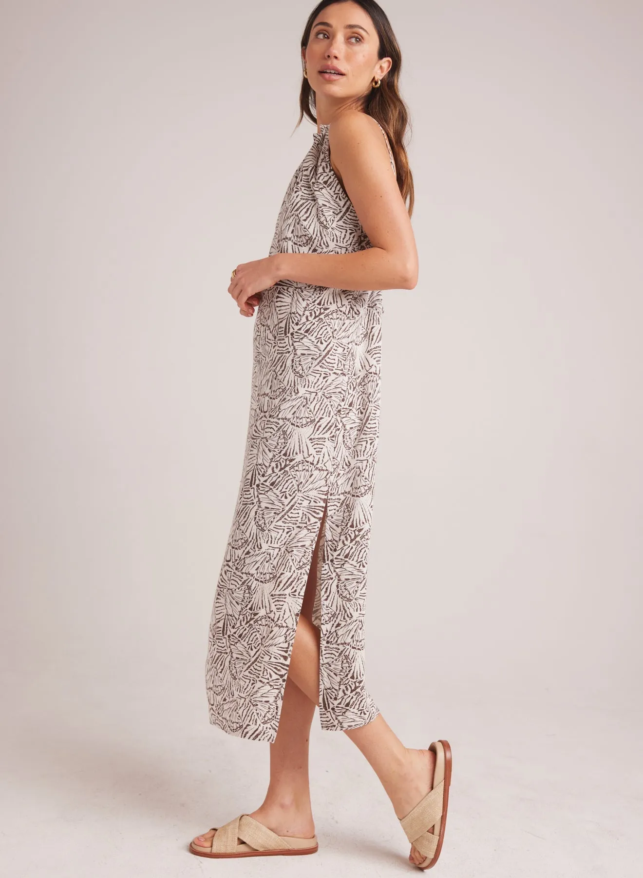 Low Back Halter Dress - Papillon Print sold by Bella Dahl product image thumbnail 3