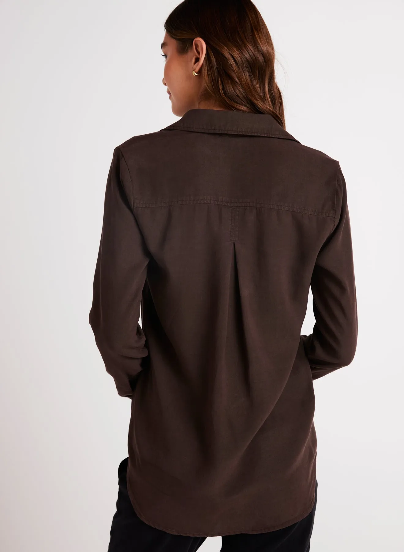 Long Sleeve Pullover Tunic - Chestnut Brown sold by Bella Dahl product image thumbnail 2