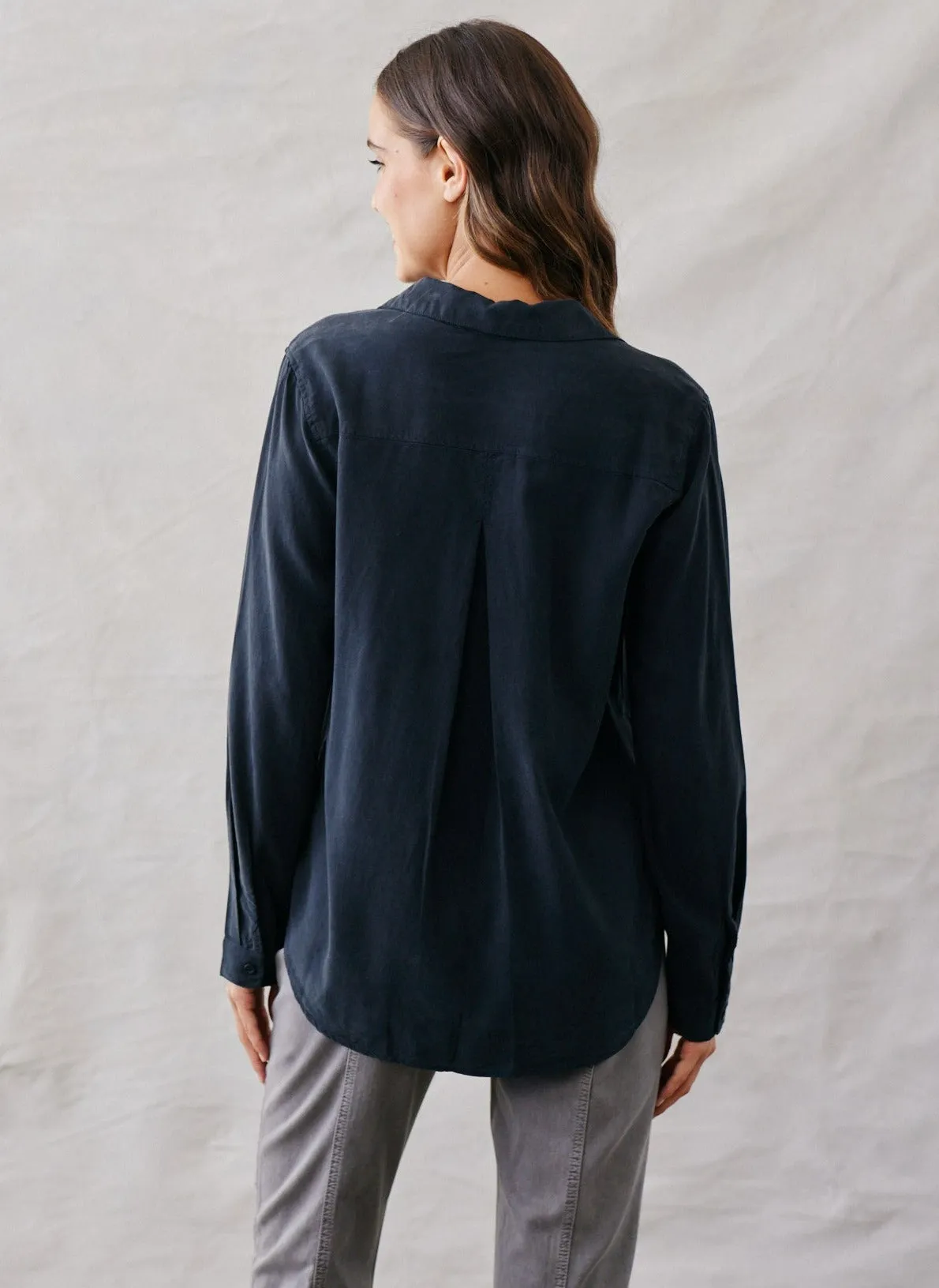 Long Sleeve Classic Button Down - Vintage Black sold by Bella Dahl product image thumbnail 2