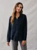 Long Sleeve Classic Button Down - Vintage Black sold by Bella Dahl