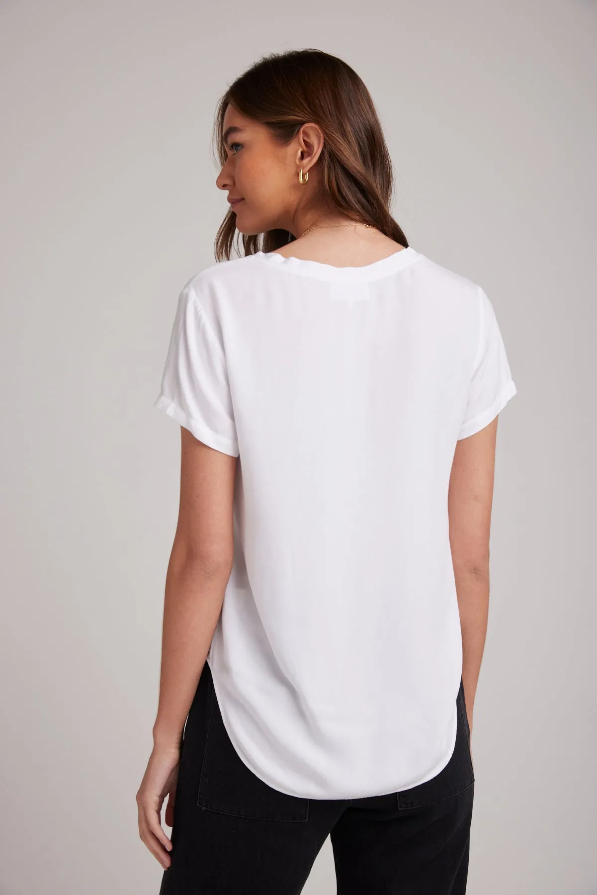 V-Neck Tee - White sold by Bella Dahl product image thumbnail 4