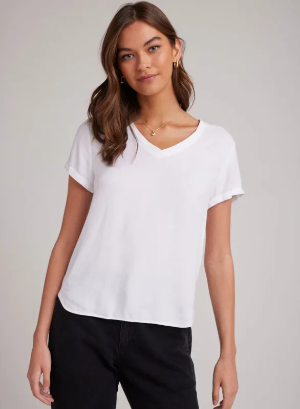 V-Neck Tee - White sold by Bella Dahl
